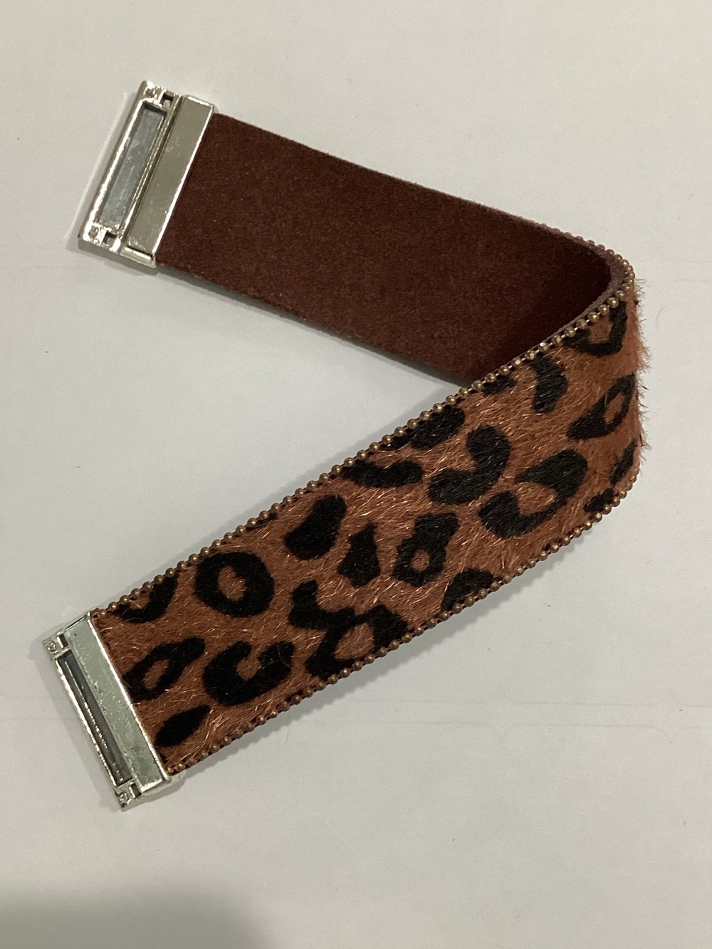 Plunderβ Leopard Print Bracelet - Brown and Black